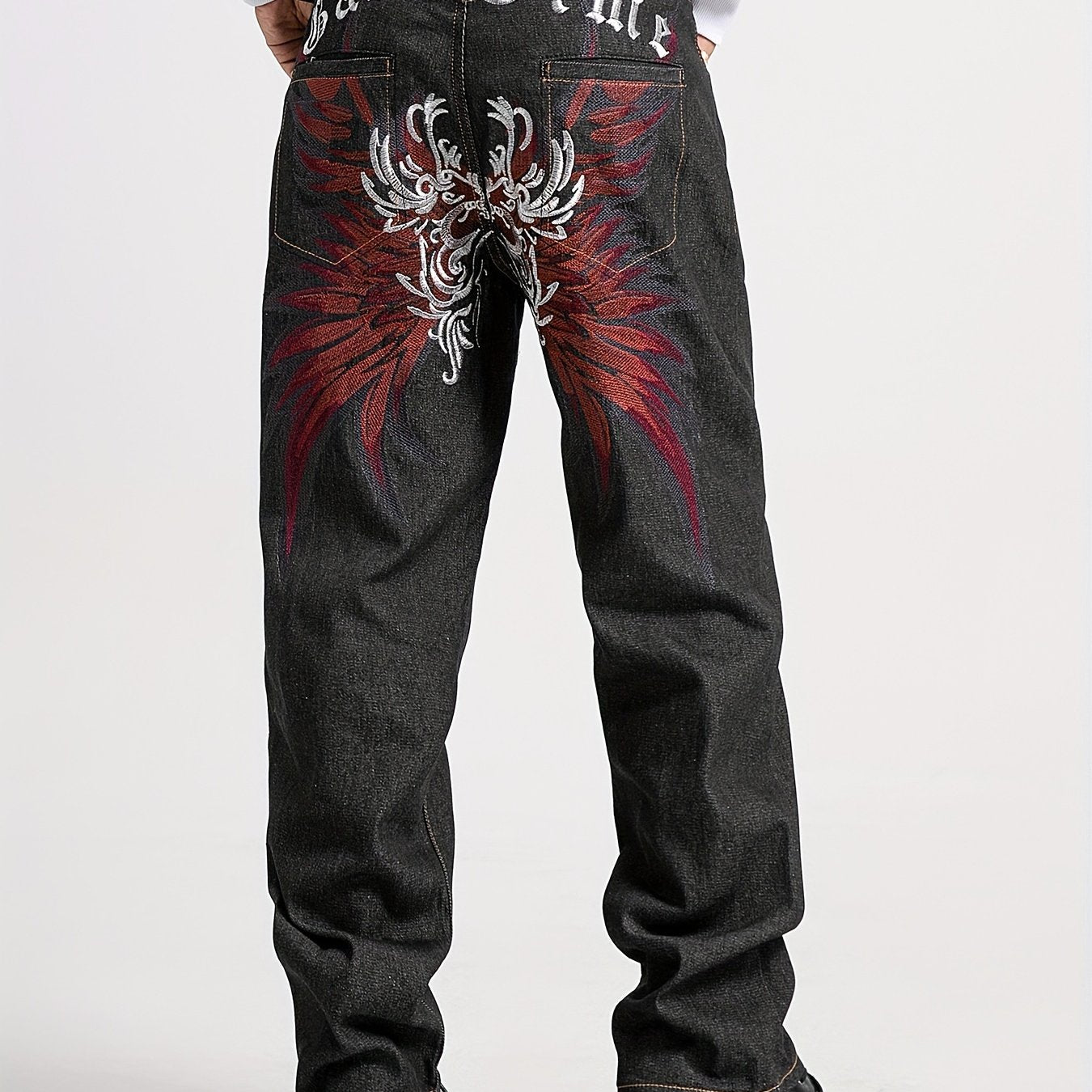 Game Time Embroidered Jeans