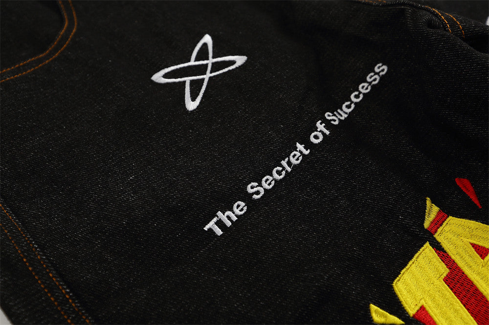 Embroidered Nascar Jeans