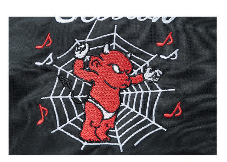 Little Devil Embroidered Jacket Flight