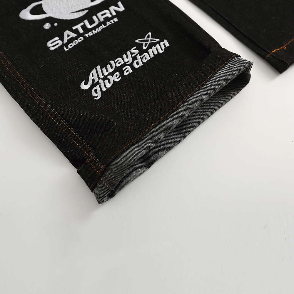 Embroidered Nascar Jeans