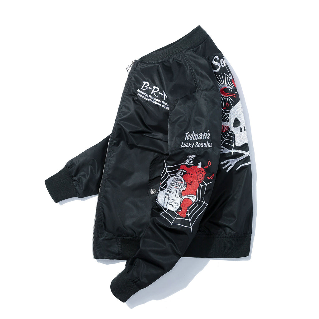 Little Devil Embroidered Jacket Flight