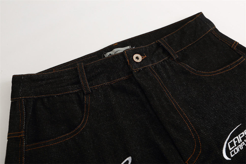 Embroidered Nascar Jeans