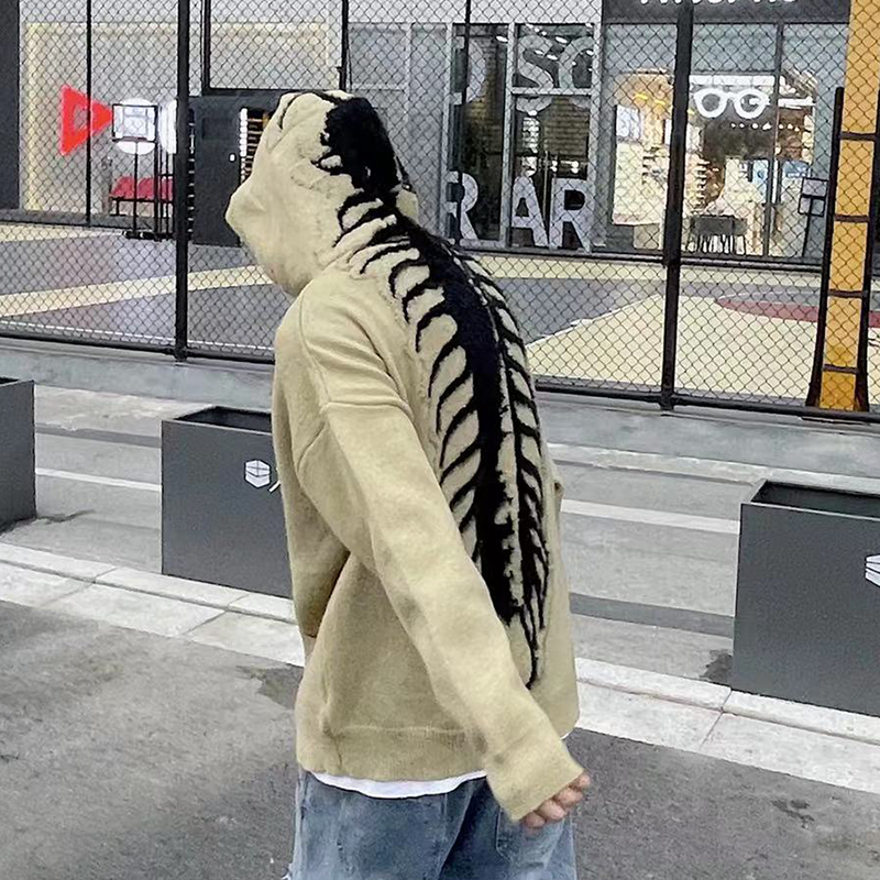 Y2K Centipede Exoskeleton Hoodie