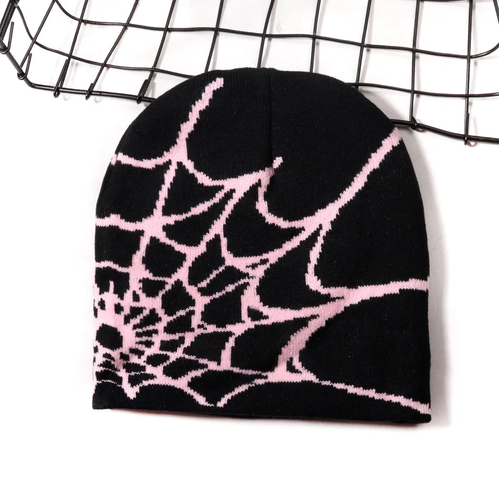 Y2K Spider Web Beanie