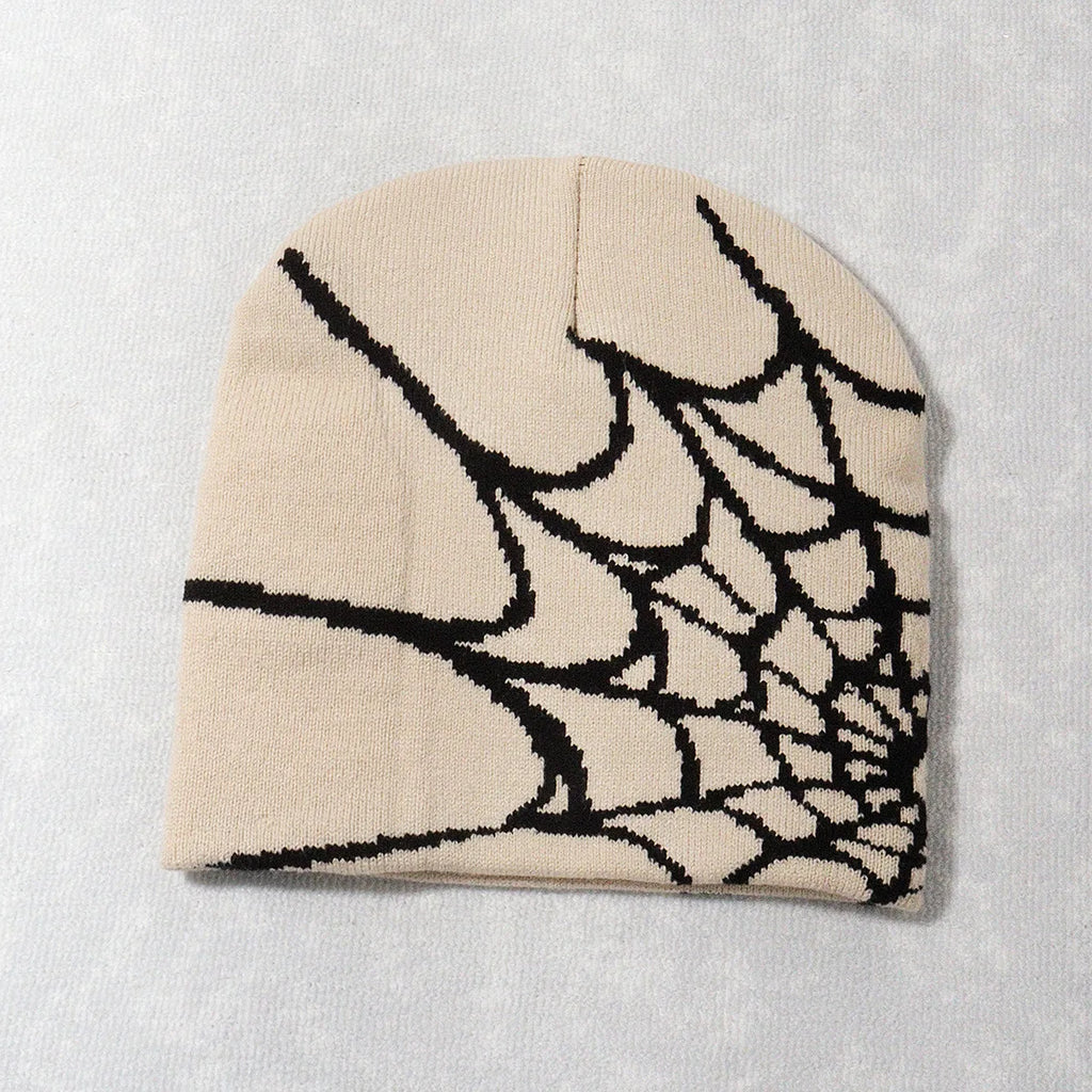 Y2K Spider Web Beanie