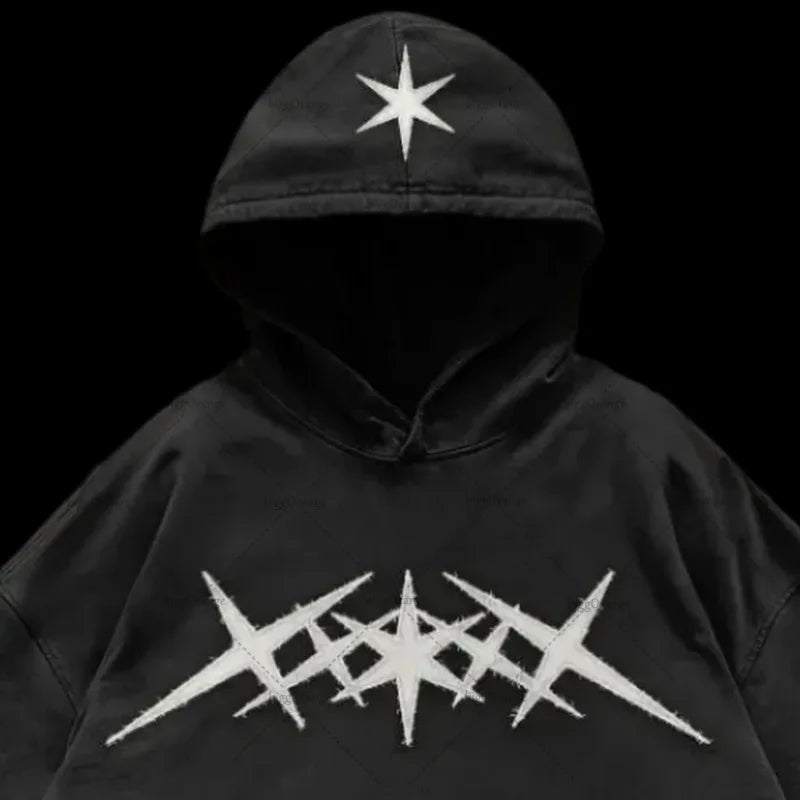 Y2K XXX Black Hoodie