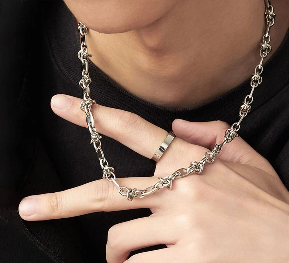 Y2K Stainless Steel Splicing Chain