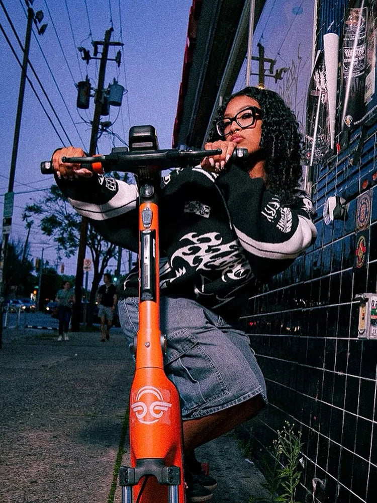 Y2K Tomo Gothic Knitted Sweatshirt