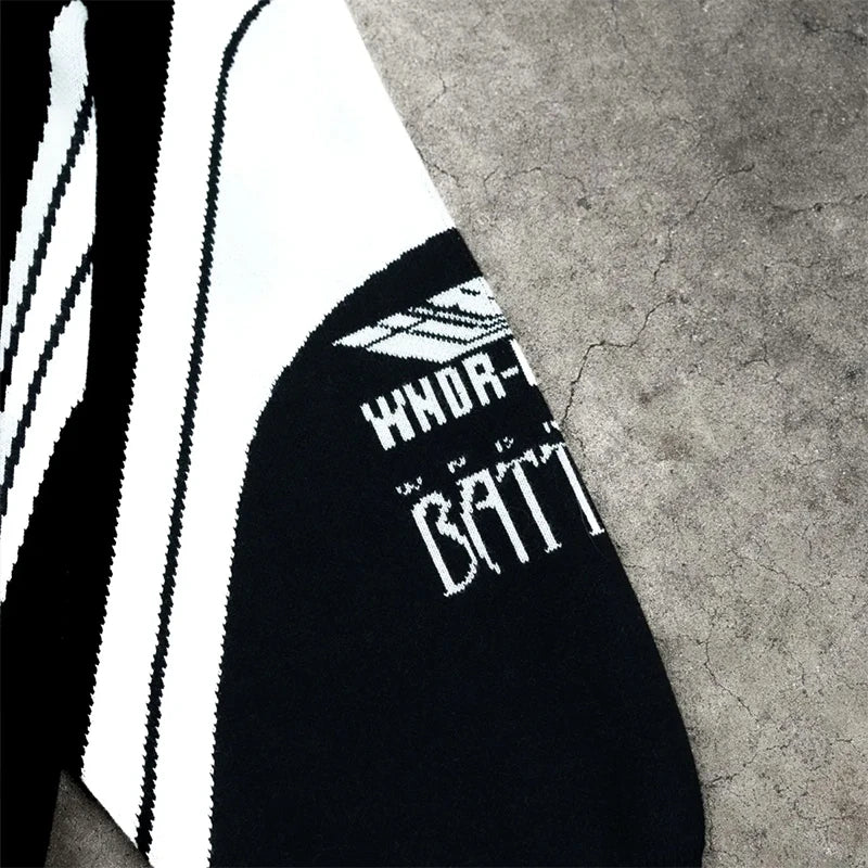 Y2K Tomo Gothic Knitted Sweatshirt