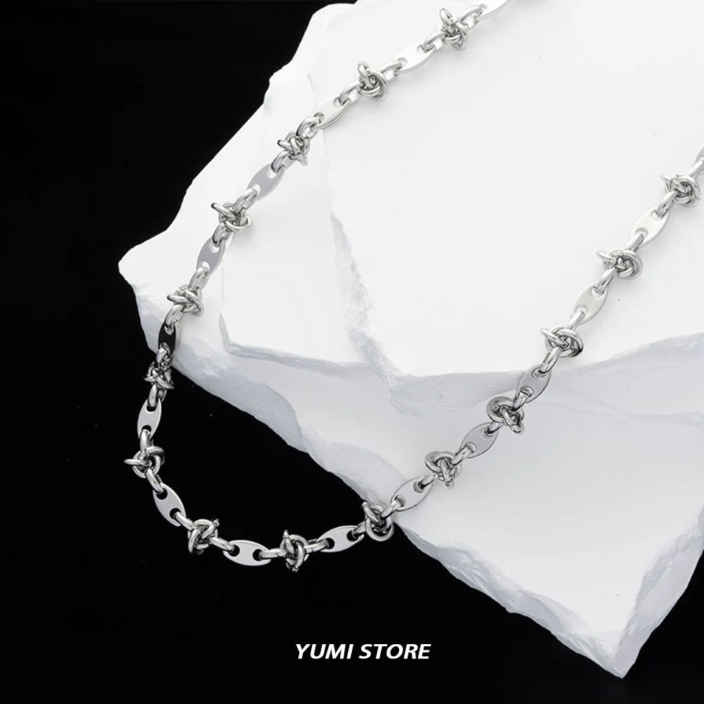 Y2K Stainless Steel Splicing Chain