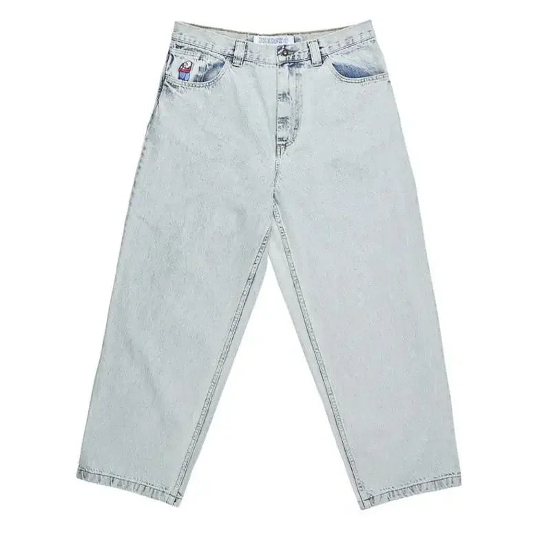 Y2K Little Fella Embroidered Jeans