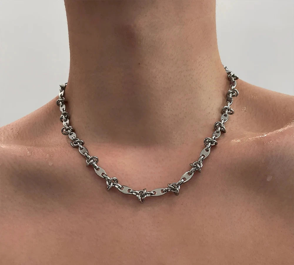 Y2K Stainless Steel Splicing Chain