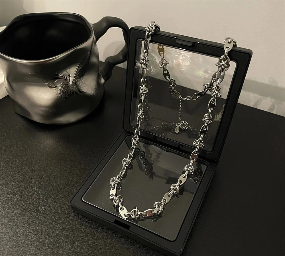 Y2K Stainless Steel Splicing Chain