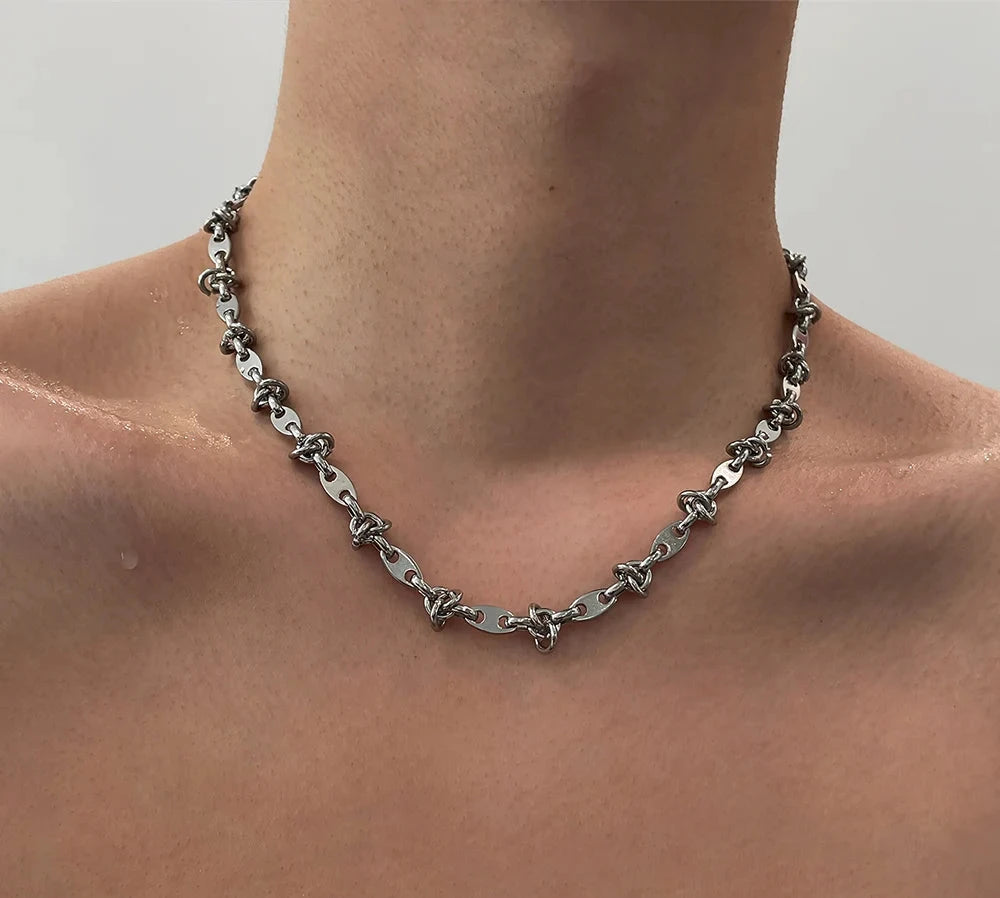 Y2K Stainless Steel Splicing Chain