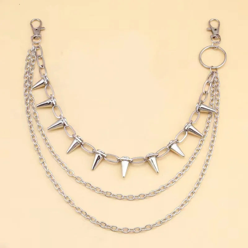 Y2K Spiked Waist Chain