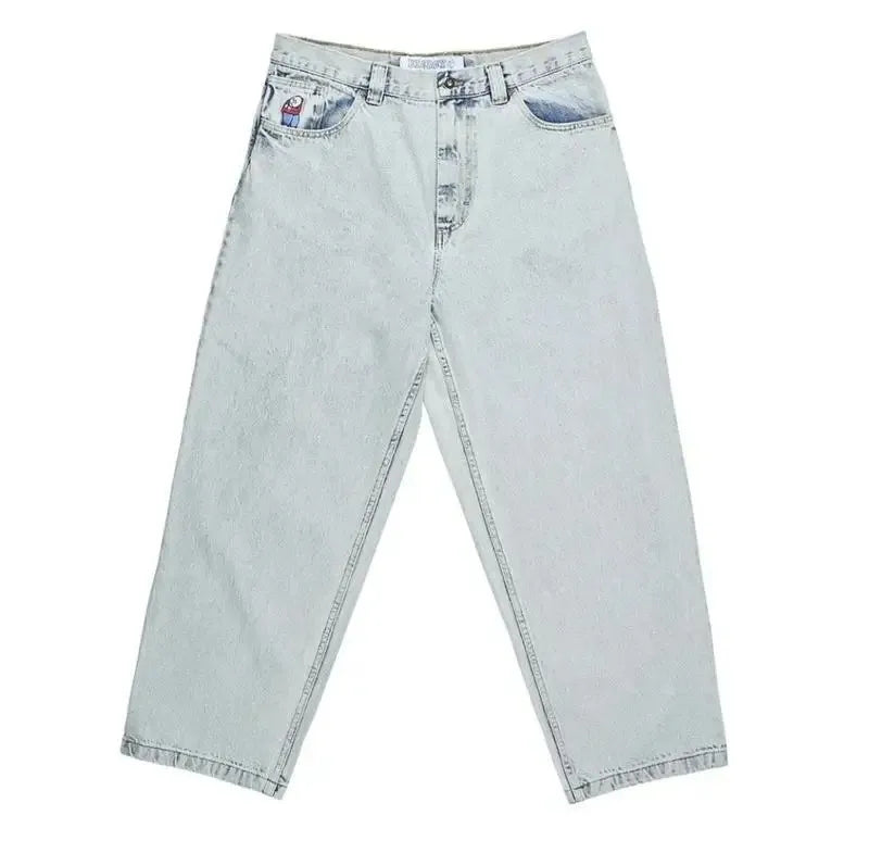 Y2K Little Fella Embroidered Jeans