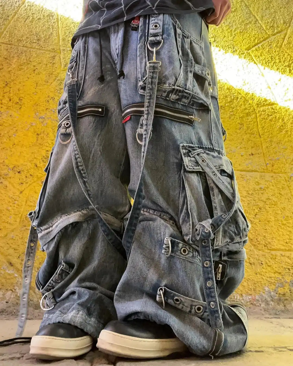 Y2K Strapped Cargo Pants