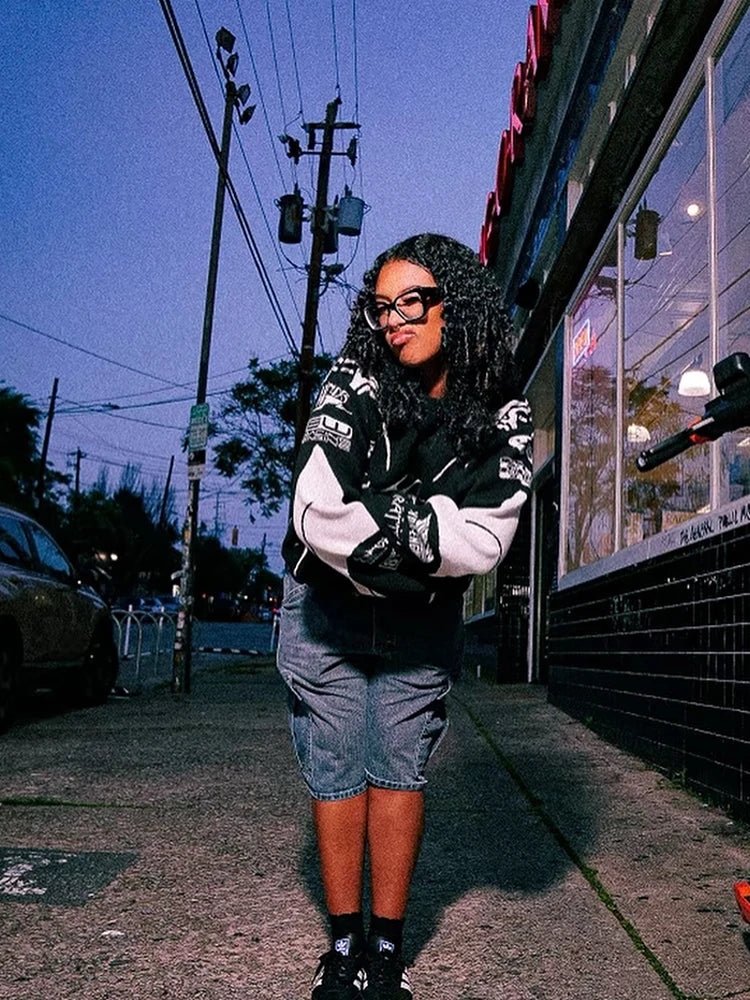 Y2K Tomo Gothic Knitted Sweatshirt