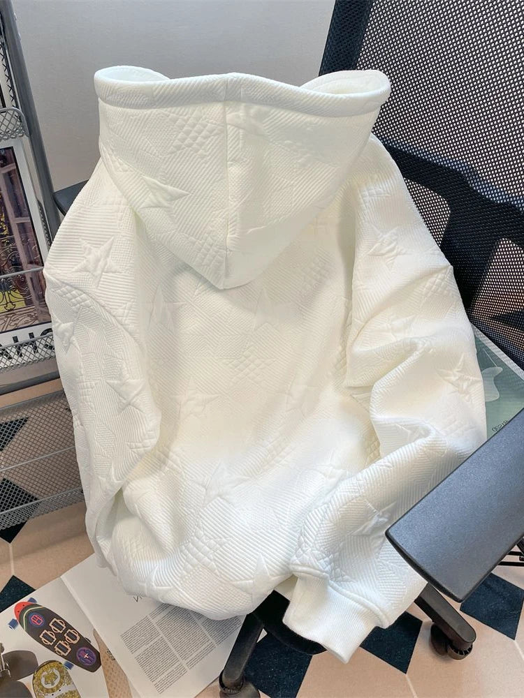 Y2K Zip-up Embroidered Hoodie