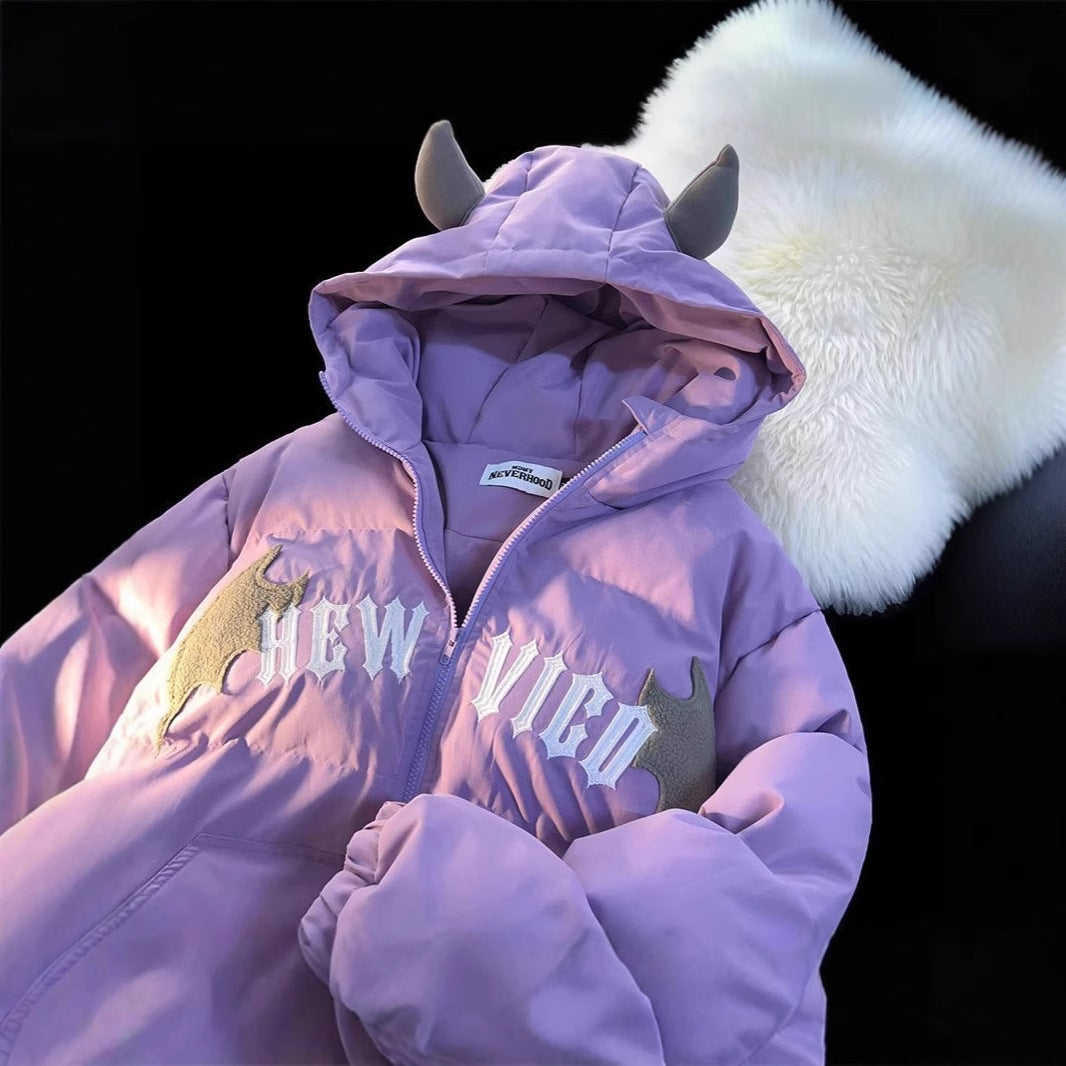 Embroidered Devil Puffer