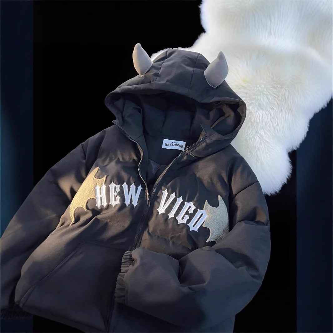 Embroidered Devil Puffer