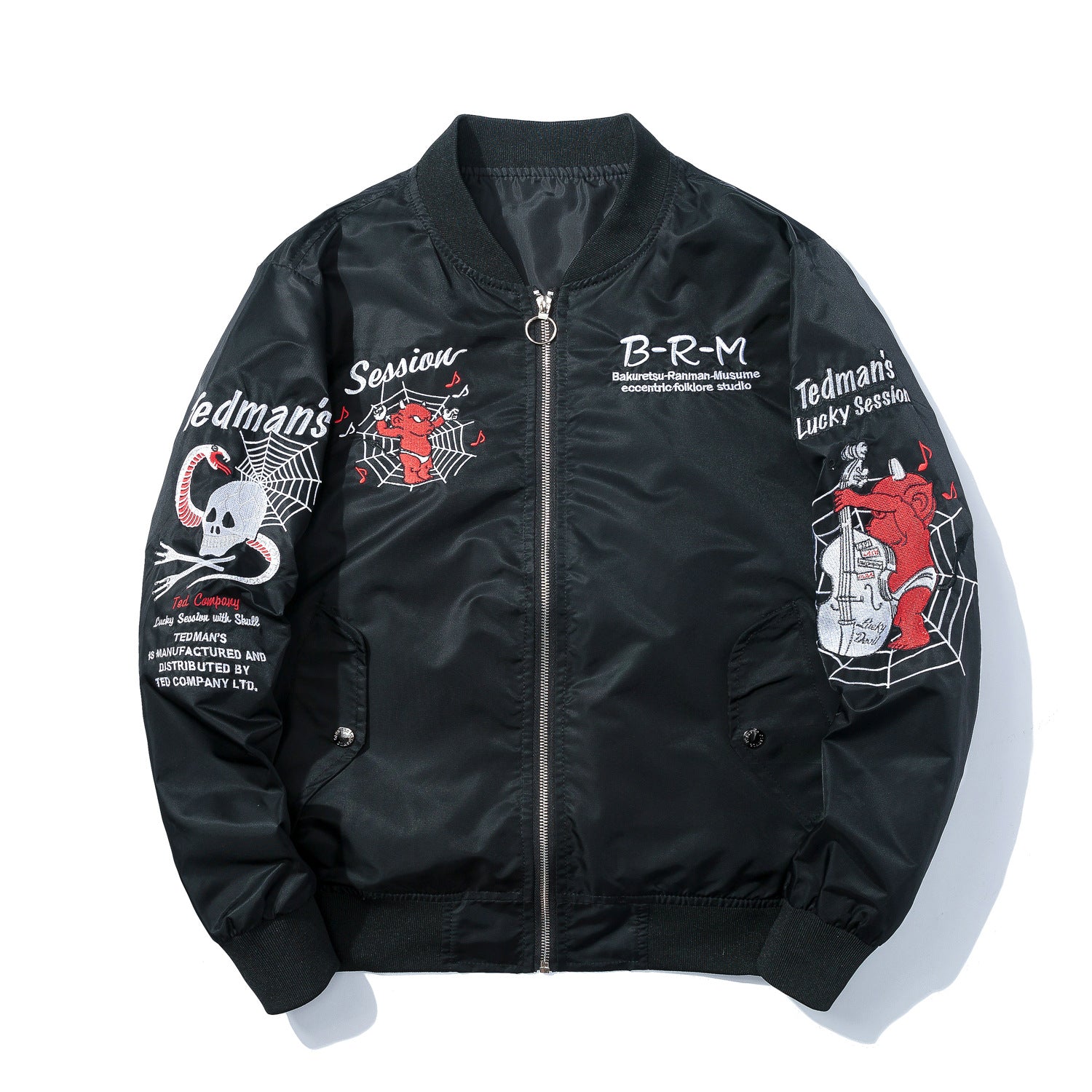 Little Devil Embroidered Jacket Flight