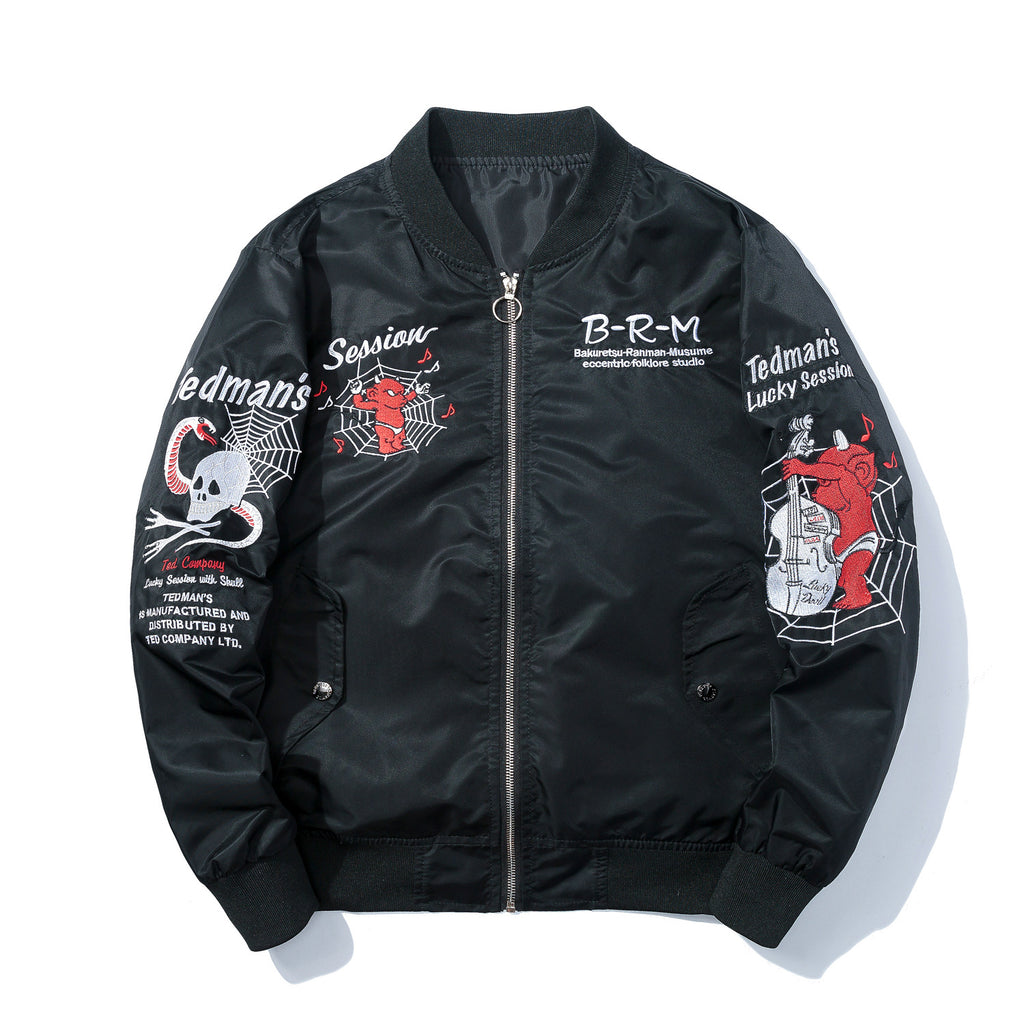 Little Devil Embroidered Jacket Flight