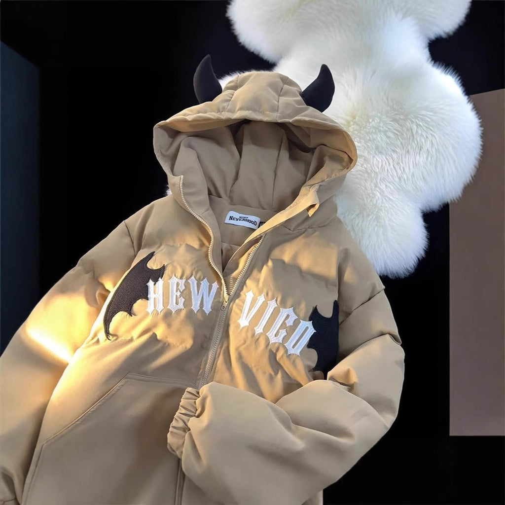 Embroidered Devil Puffer